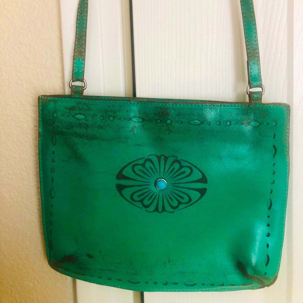 Distressed Purse Cross Body or Over the Shoulder